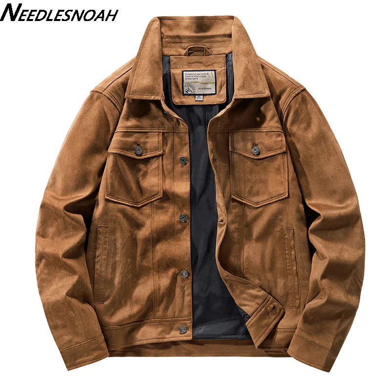 "Energie Retrò" Suede Leather Jacket