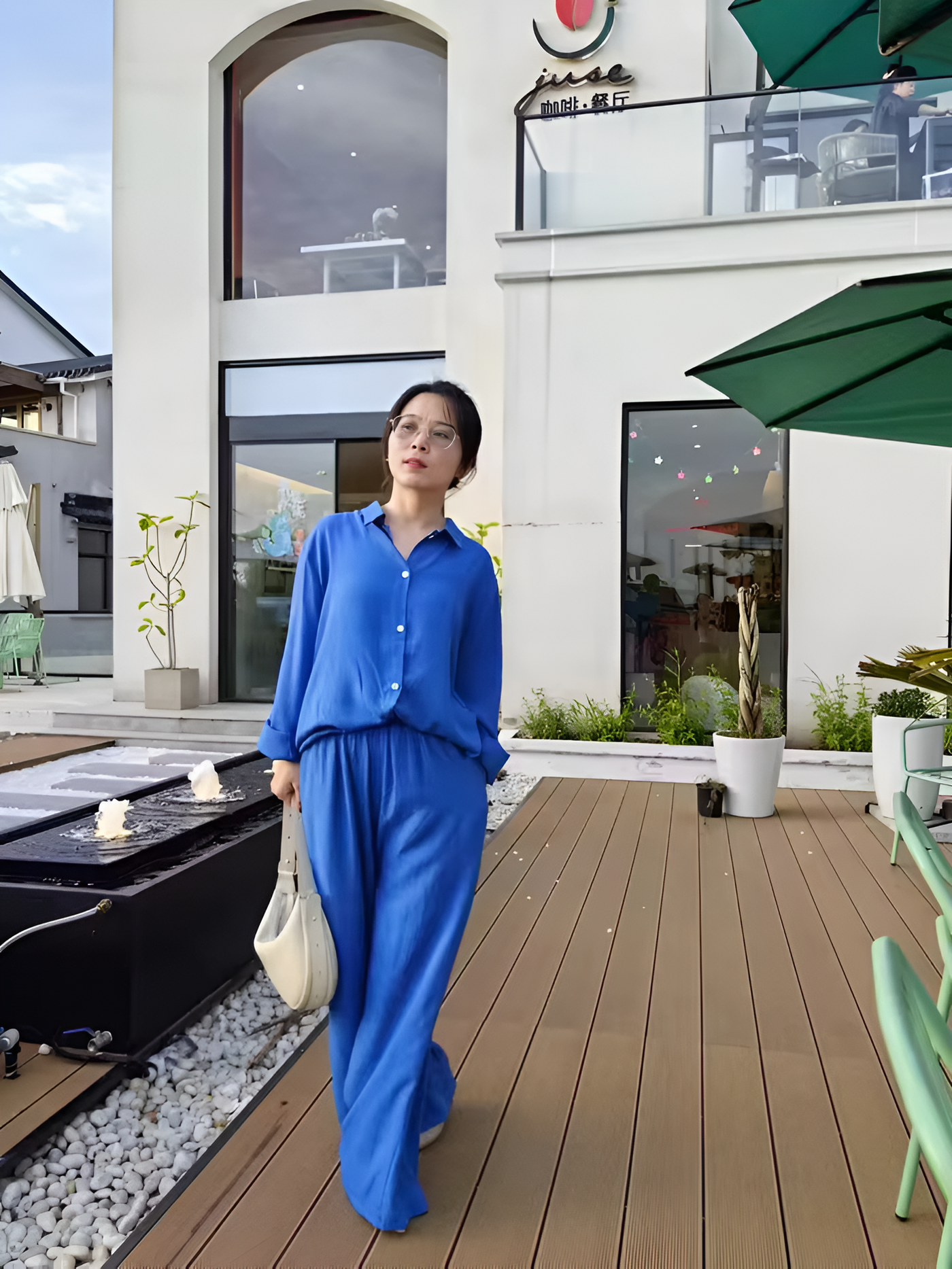 Emily Linen Shirt Suit