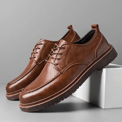 Grégoire Sestieri Brogue-Style Leather Sneakers