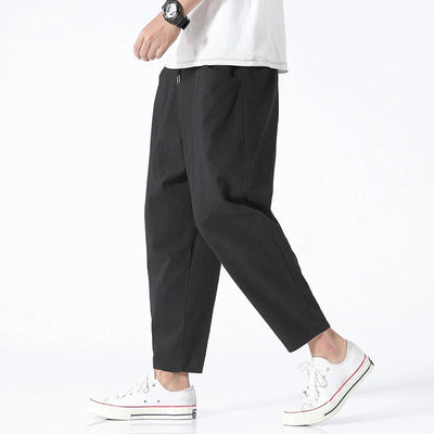 Victor | Cropped Linen Pants