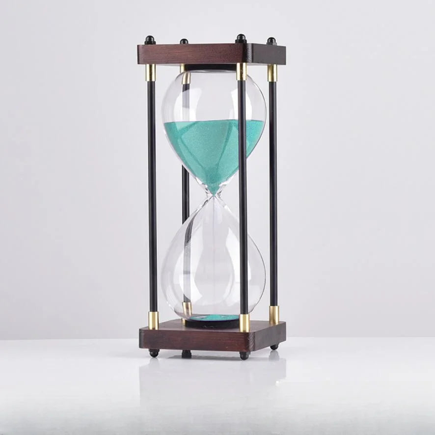 "Tempo Eterno" Wooden Hourglass