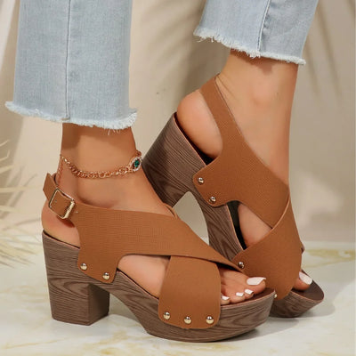 Milena Block Heel Sandal