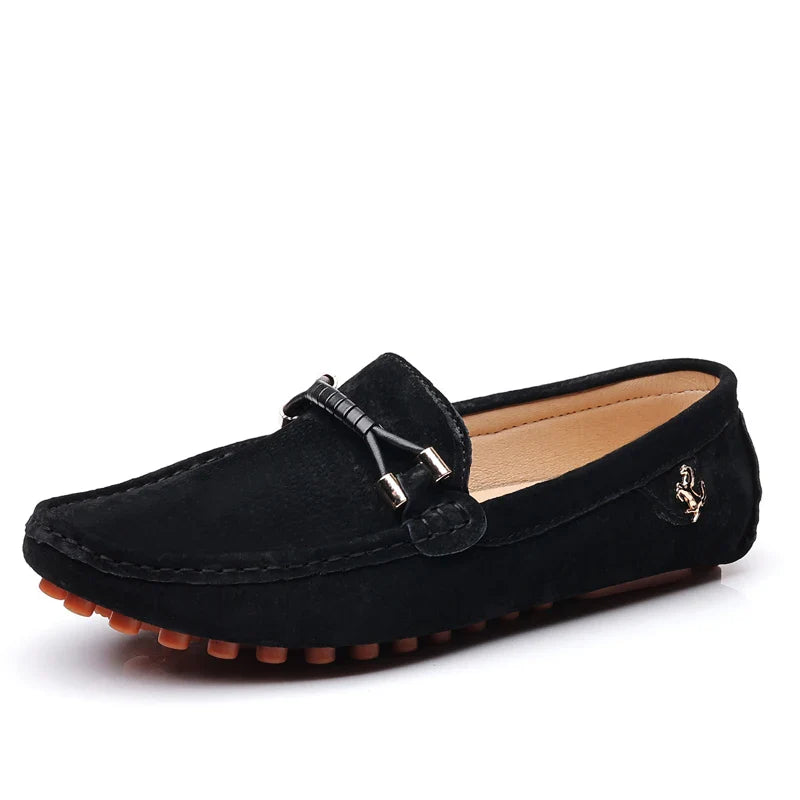 Nino Rossetti Suede Driving Moccasin