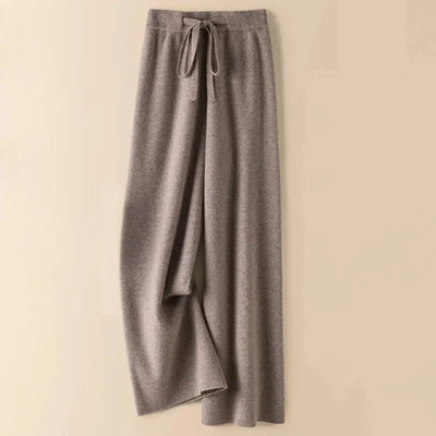 Lusara - Knitted Wool Loose Pants