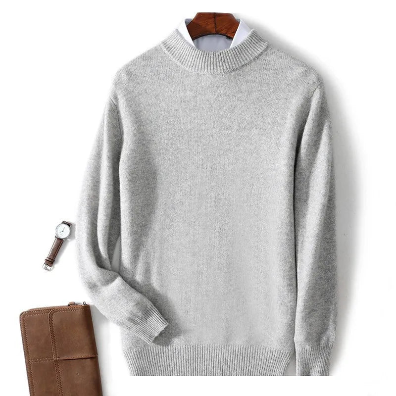Marco Bandinelli Mock Neck Cashmere Sweater