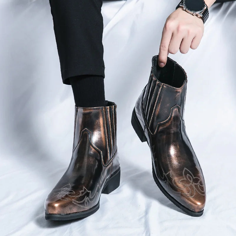 Massimo Trentini Chelsea Leather Boots