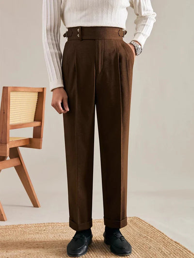 Leone Ricci Pleated Business Casual Pants