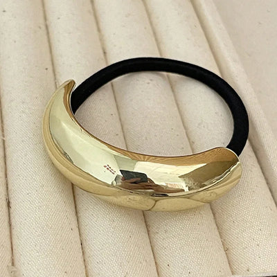 "Golden Bubble" Hair Rings
