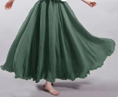 "Sunlit Breeze" Maxi Skirt