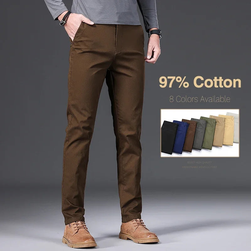 "Lombardi" Premium Cotton Chinos