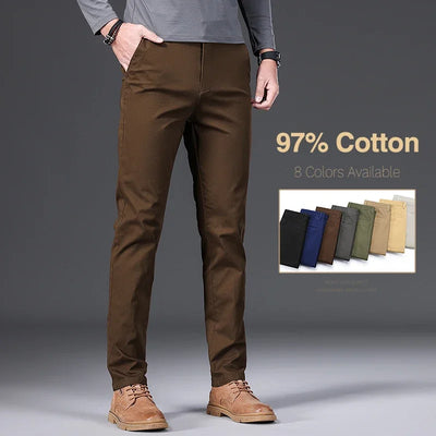 "Lombardi" Premium Cotton Chinos