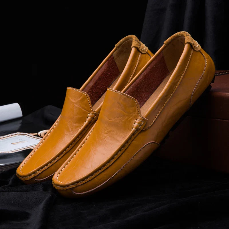 Davino Malvetti Casual Leather Driving Loafers