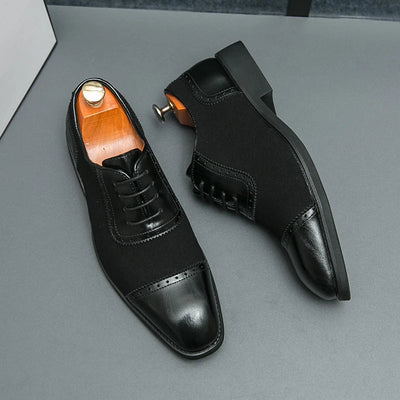 Luca Pellegrini Leather Oxford Brogues Shoes