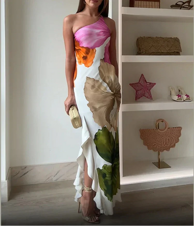 Brielle™ | Elegant Patchwork Maxi Dress