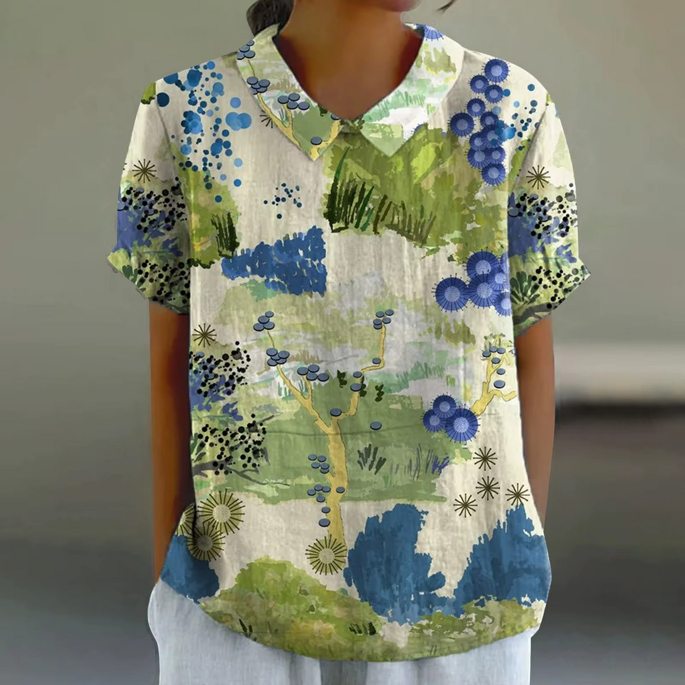 Mia | Bohemian Art Shirt