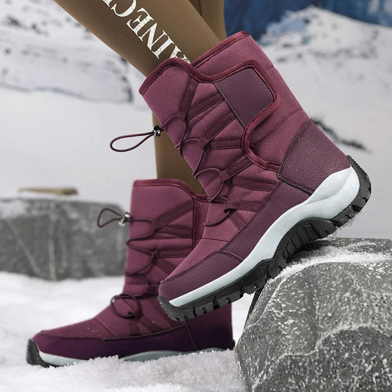 Men’s Outdoor Boots – Mid-Calf Fit – Insulated Lining – Water-Resistant – Rugged Sole