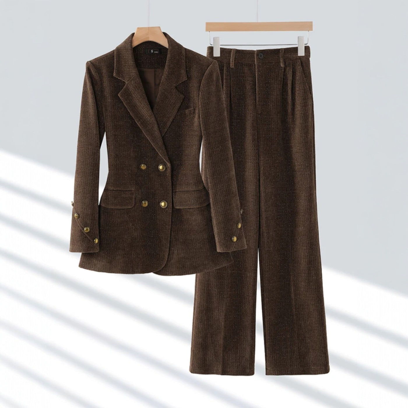 Cheri Corduroy Two-Piece Suit