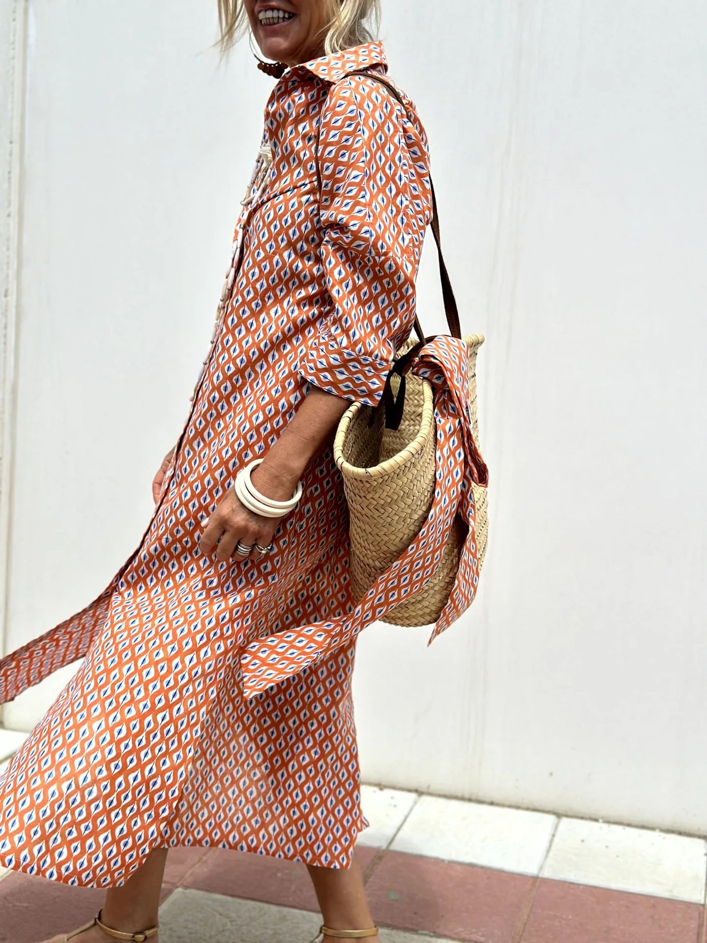 LUREZA - FLOWING AND ELEGANT SHIRT DRESS