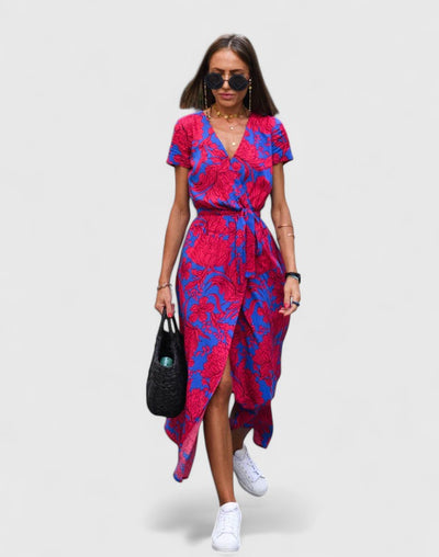 Larikina | Elegant Floral Midi Dress