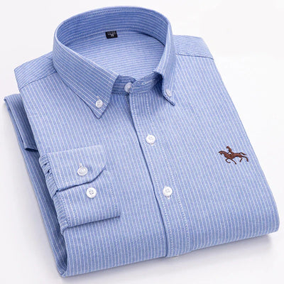 Cavalleri – Men’s Embroidered Oxford Shirt