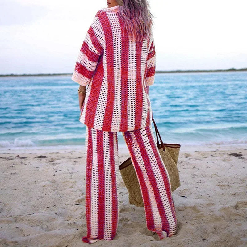 Lianne - Stripe Knit loungewear