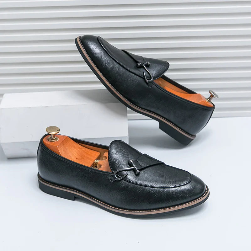 Gaspard Renaud Leather Loafers