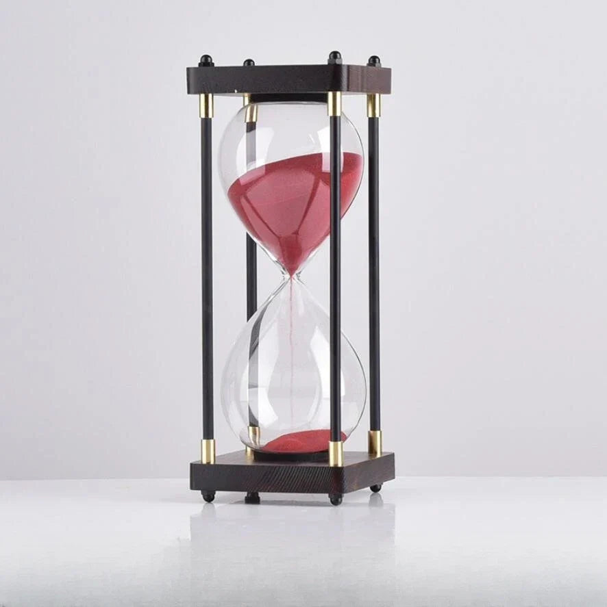 "Tempo Eterno" Wooden Hourglass