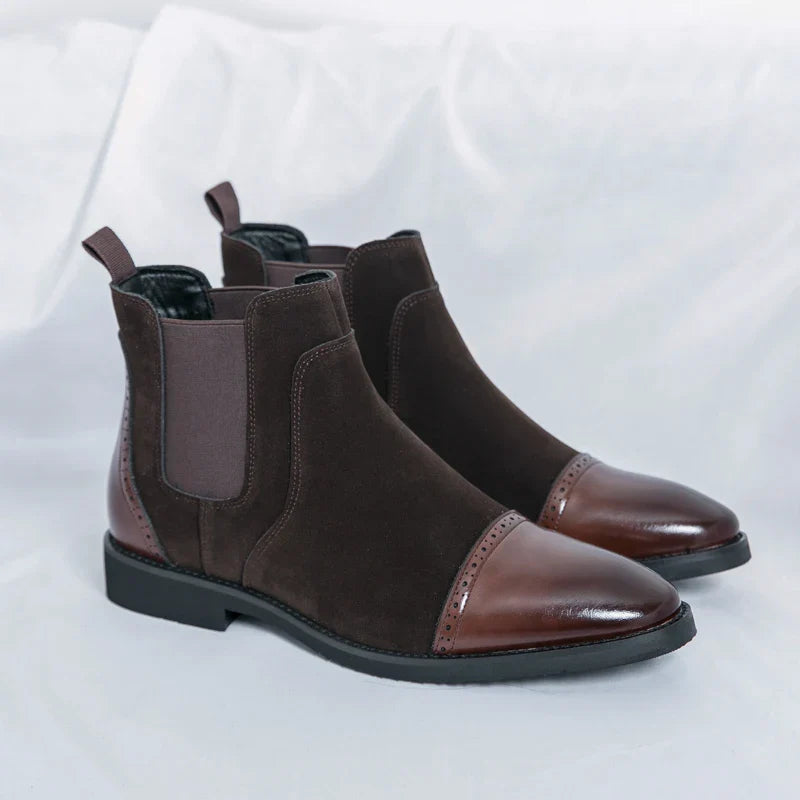 Umberto Basso Cap-Toe Chelsea Leather Boots