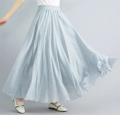 "Sunlit Breeze" Maxi Skirt