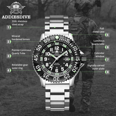 Lioren – 50M Tactical Quartz Watch
