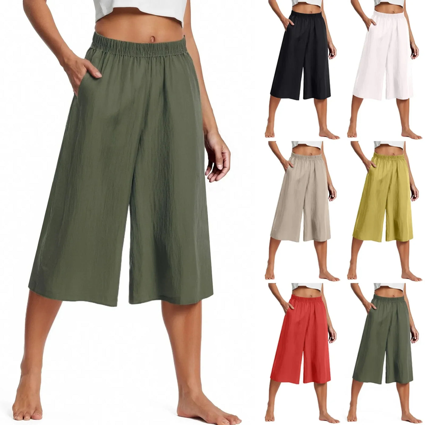 Liora – Tailored Loose Cropped Capris
