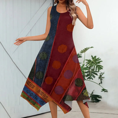 Maya | Playful Point Hem Dress