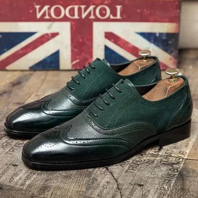 Niko Pirosmani Leather Brogue Shoes
