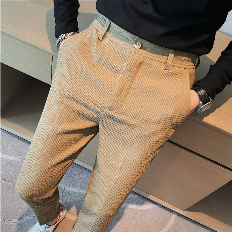 Niccolò Costanzo Slim Business Casual Pants