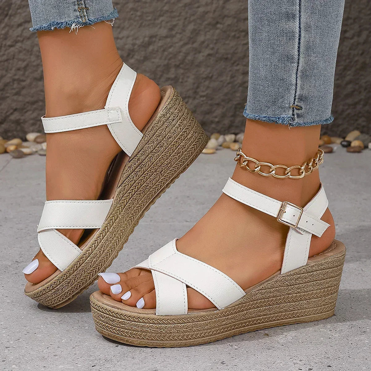 Sorietta™ | Elegant Wedge Sandals
