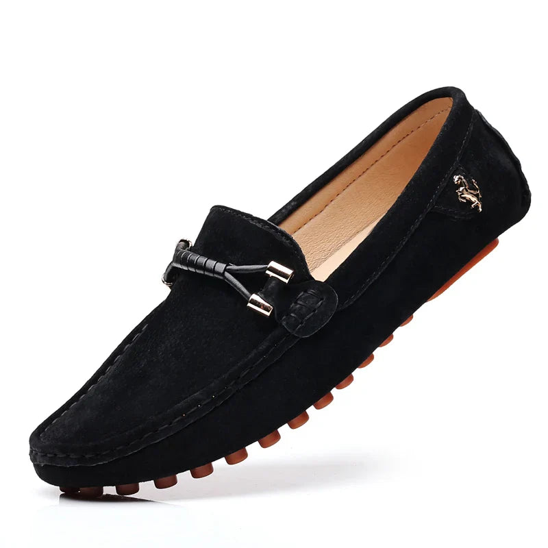 Nino Rossetti Suede Driving Moccasin