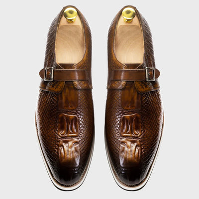 "Imperial" Leather Monkstraps