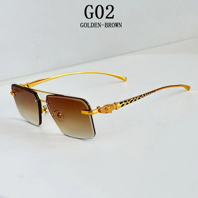 "Leopardo" Square Sunglasses