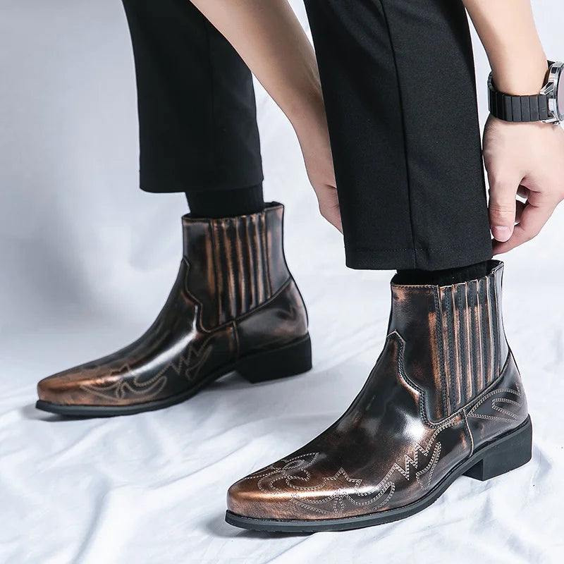 Massimo Trentini Chelsea Leather Boots