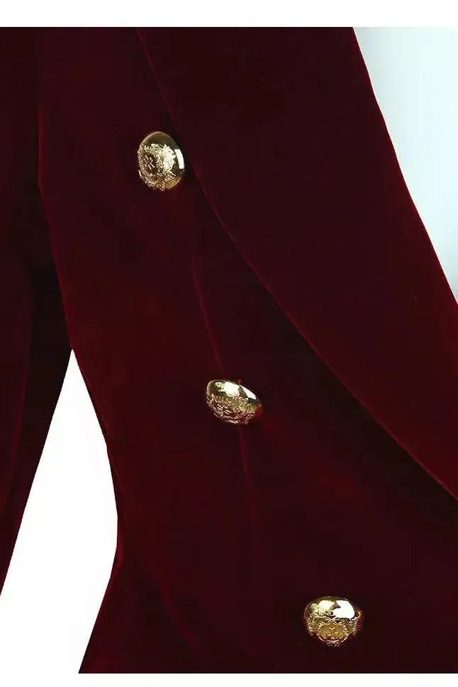 NORTHLINE STUDIO | VICTORIA GOLD-BUTTON BLAZER