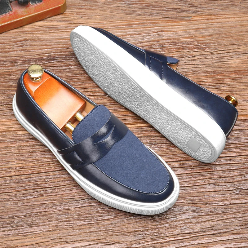 Paolo Neri Slip-on Leather Loafers