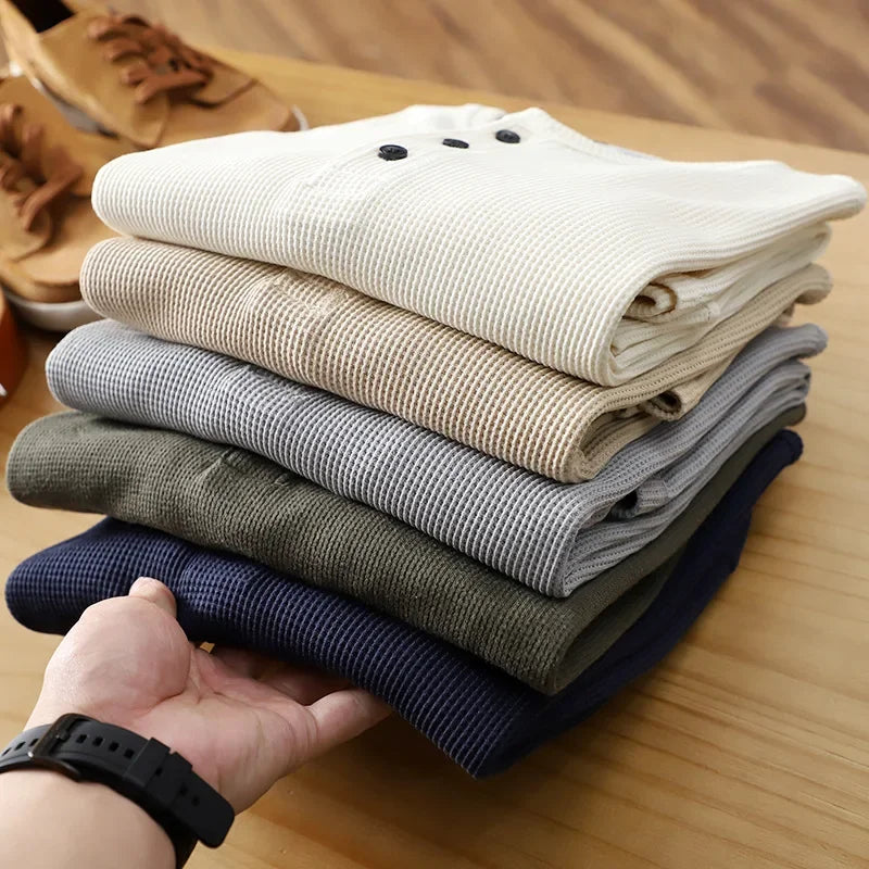 Vinthentic Signature Waffle Long Sleeve Shirt