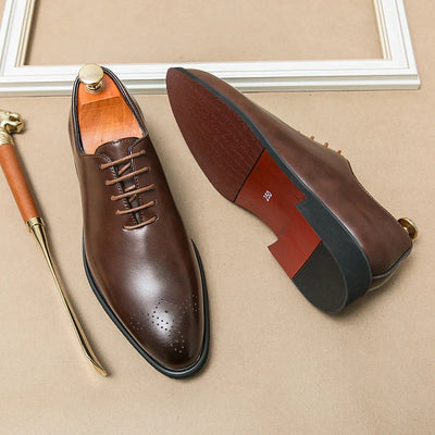 Da Caravaggio Leather Derby Shoes