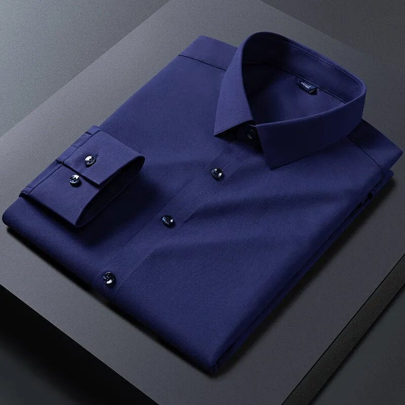 Vinthentic Stretchable Long Sleeve Button-up