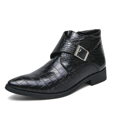 Marius Baudin Leather Buckle Boots