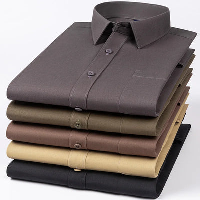 Formaro – Men’s Solid Tactical Dress Shirt