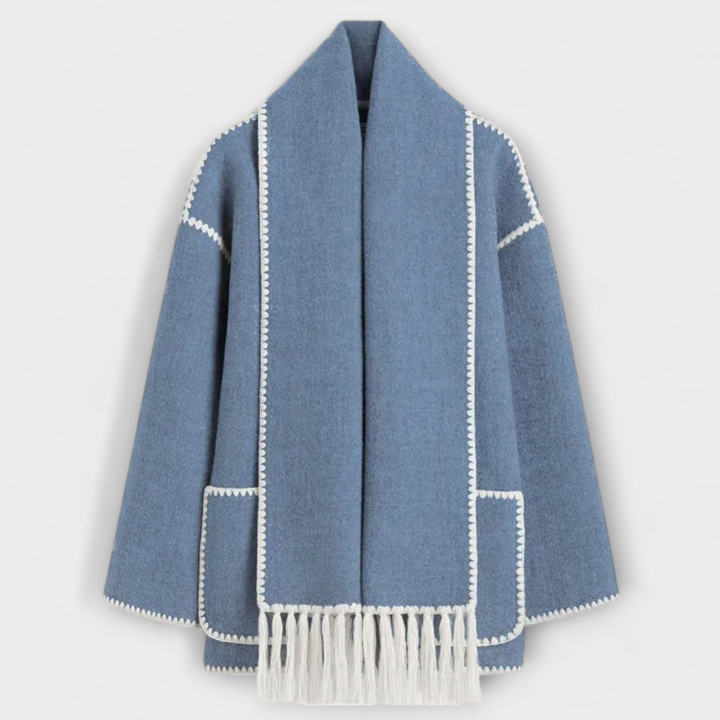 Chanel - Stylish Scarf Coat