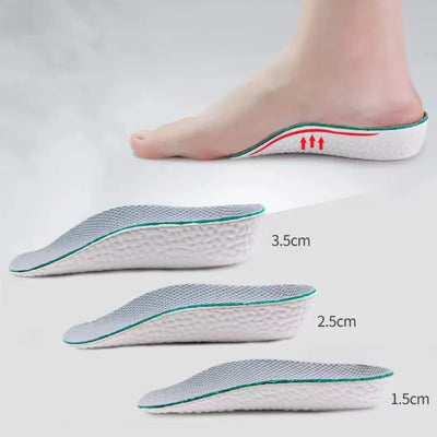 Orthopedic Heel Lift Pads with Arch Support, Invisible Height Increase Insole Shoes