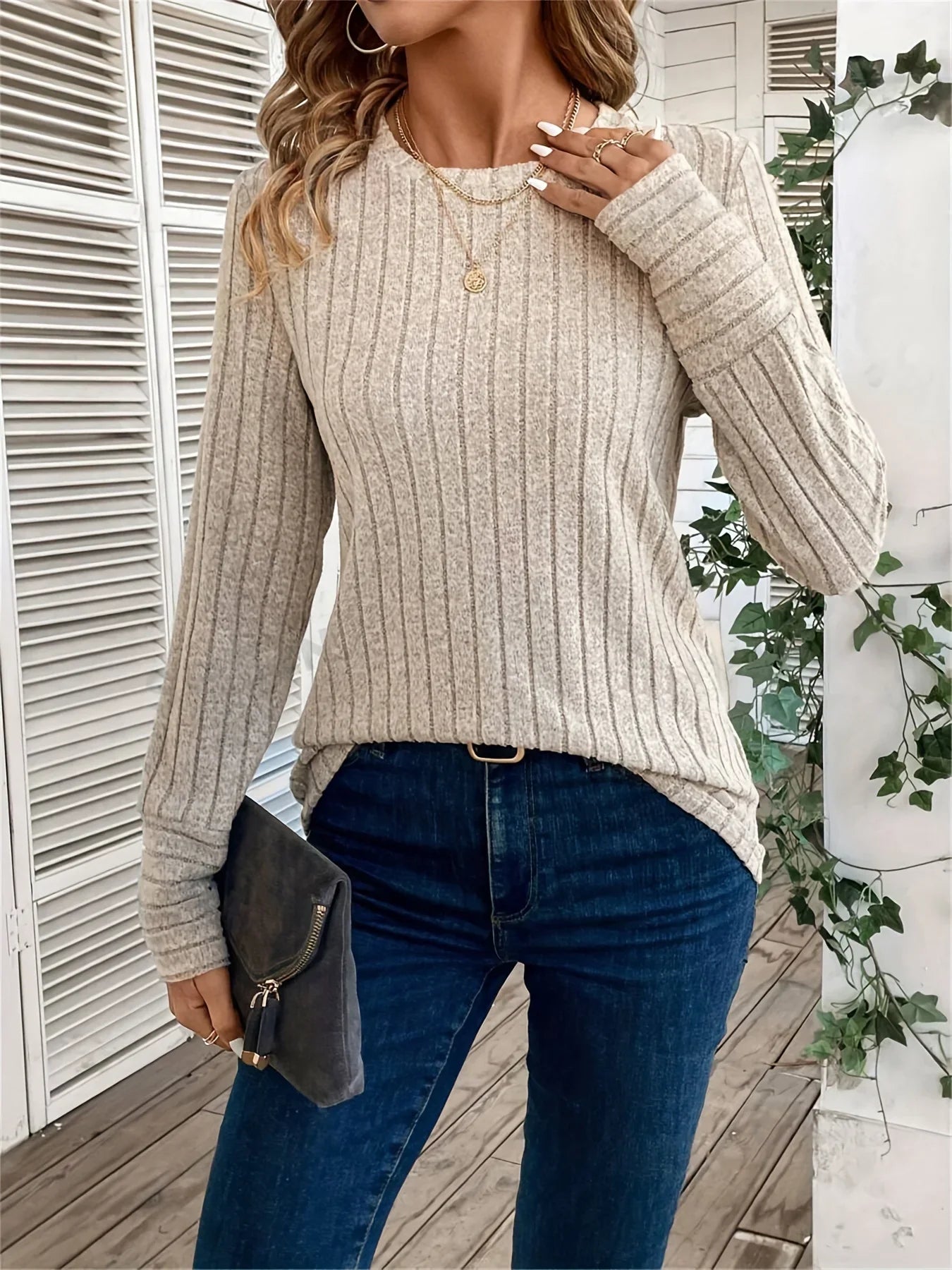 THE MARCELLINE | RIBBED TOP