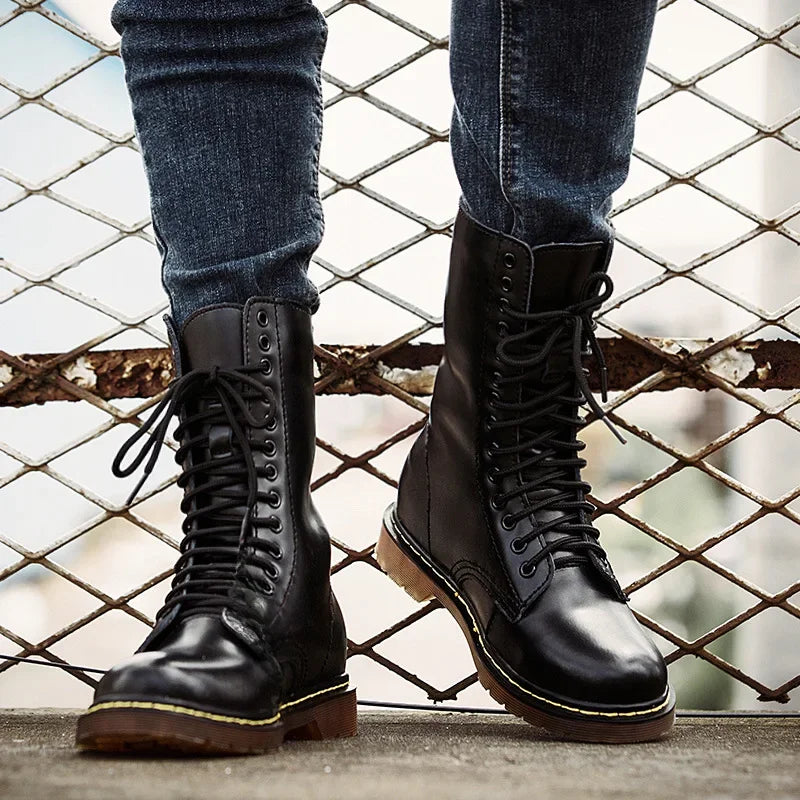 "Francesco" Leather Boots